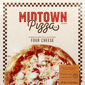 Midtown Pizza Pizza, Italian, Four Cheese, Stone Baked