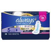 Always Ultra Thin Extra Heavy Overnight Pads With Wings