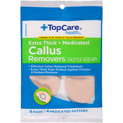 TopCare Callus Removers, Medicated, Extra Thick