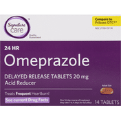 Signature Care Omeprazole, 20 mg, Tablets