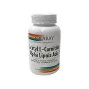 Solaray Acetyl L - Carnitine Alpha Lipoic Acid Dietary Supplement