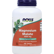 Now Magnesium Malate, 1000 mg, Tablets