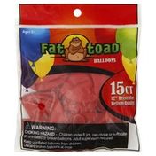 Fat Toad Balloons, Std, Red