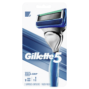 Gillette Men's Razor Handle + 2 Cartridges