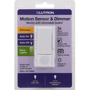 Lutron Motion Sensor & Dimmer, White