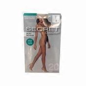 Secret Collection Size D Nude Silky Sheer Pantyhose