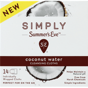 Summer's Eve Cleansing Cloths, Coconut Water