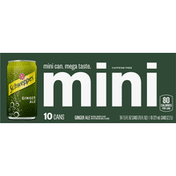 Schweppes Ginger Ale, Caffeine Free, Mini Can