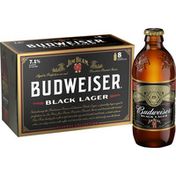 Budweiser Black Lager Beer Bottles