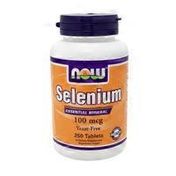 Now Selenium 100 Mcg Essential Mineral Dietary Supplement Tablets