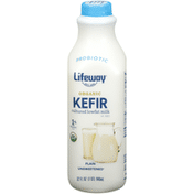 Lifeway Organic Plain Unsweetened Cultured Lowfat Milk