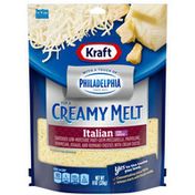 Kraft Shredded Philadelphia Creamy Melt Italian Five Cheese