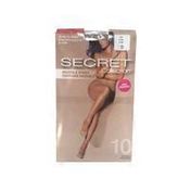 Secret Collection Size D Natural Invisible Sheer Pantyhose