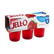 Jell-O Gelatin Snacks Sugarfree Strawberry - 6 CT