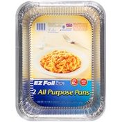 Hefty EZ Foil 13 1/4 in x 9 5/8 in x 2 3/4 in with Lids All Purpose Pans