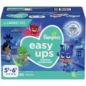 Pampers Easy Ups Training Underwear Boys Size 7 5T-6T