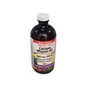 Webber Naturals Blueberry Liquid Calcium plus Vitamin D