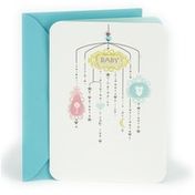 Hallmark Baby Mobile  Parent-To-Be Congratulations Greeting Card