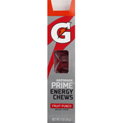 Gatorade Energy Chews, 01 Prime, Fruit Punch