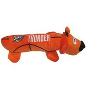 Pets First Large NBA Oklahoma City Thunder Tube Bear Plush Toy for Dogs