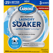 Carbona Laundry Soaker, Oxy Powered, With Active Foam Technology, Fresh Scent