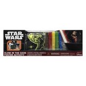 Star Wars Color 3 Posters Glow In The Dark Poster Activity