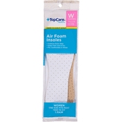 TopCare Air Foam Insoles, One Size Fits Most, Women