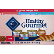 Blue Food for Cats, Natural, Pate, Variety Pack