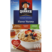 Quaker Instant Oatmeal Flavor Variety Pack
