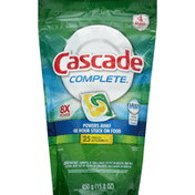 Cascade Dishwasher Detergent, ActionPacs, Lemon