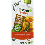 Sprout Baby Food, Organic, Sweet Pea Carrot Corn and White Bean, 3 (8 Months & Up)