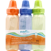 Evenflo Bottles, Slow, Tint, 8 oz, 1 0-3 m