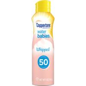 Coppertone WaterBABIES Sunscreen Whipped Lotion SPF 50