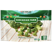 Cascadian Farm Organic, Broccoli Florets, Frozen Vegetables, Non-GMO