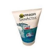 Garnier Pure 3-in-1 Wash Scrub & Mask