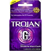 Trojan G. Spot Premium Lubricated Condoms -  Count