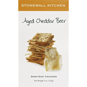 Stonewall Kitchen Crackers, Down East, Aged Cheddar Beer