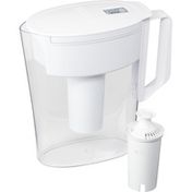 Brita Soho Pitcher + Filter Water Filtration System, White, 5 Cup