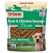 Top Chews Pork & Chicken Sausage Dog Food, 36 oz
