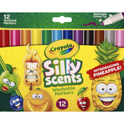 Crayola Scented Markers, Washable, Chisel Tip