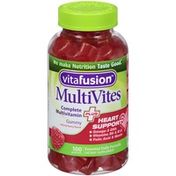 VitaFusion Multivites Complete Multivitamin Plus Heart Support Natural Berry Flavor Gummies Dietary Supplement
