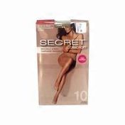 Secret Collection Size B Nude Invisible Sheer Pantyhose