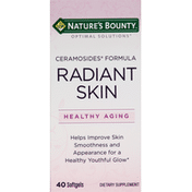 Nature's Bounty Radiant Skin, Ceramosides Formula, Softgels