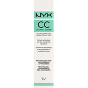 NYX Professional Makeup CC Cream, Color Correcting, Green, Medium/Deep CCCR02