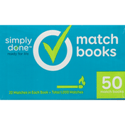 Simply Done Match Books