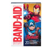 Band-Aid Brand Adhesive Bandages Featuring Marvel Avengers, Assorted Sizes