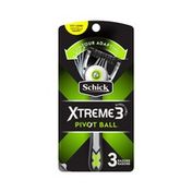 Schick Xtreme3 Pivot Ball Men's Disposable Razors