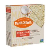Manischewitz Matzos, Thin, Salted