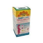 Country Life Baby Care Prenatal Omega 3-6-9 Dha + Epa Fish Oil Concentrate 500 Mg, Borage Seed Oil 210 Mg Supports Nutritional Demands Of Both Fetus And Expectant Mom, Triple Blend Of Dha, Epa And Gla Dietary Supplement Softgels, Lemon