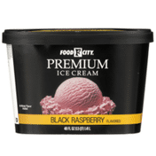 Food City Black Raspberry Flavored Premium Ice Cream